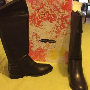 Chinese laundry black cuff boot